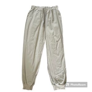 Lululemon Athletica Women's Drawstring Beige Cream Joggers